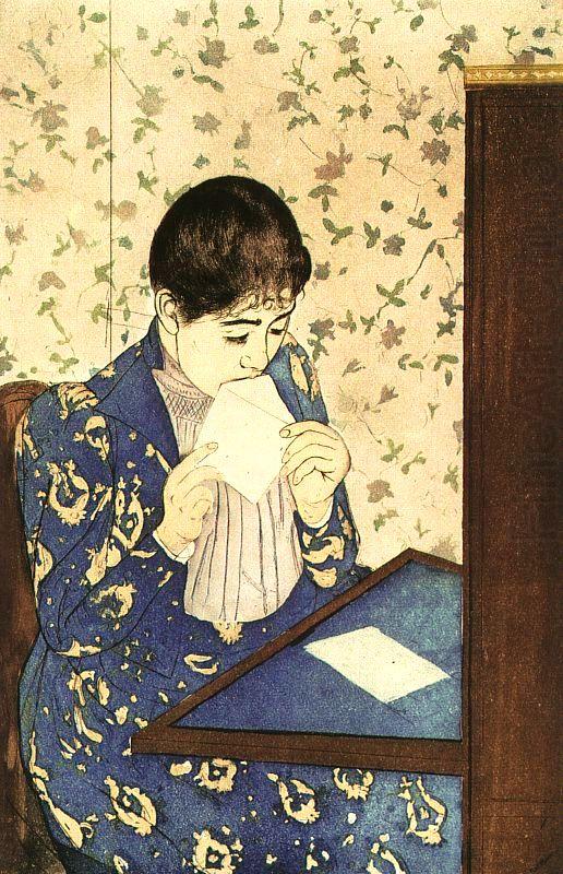 The Letter, Mary Cassatt